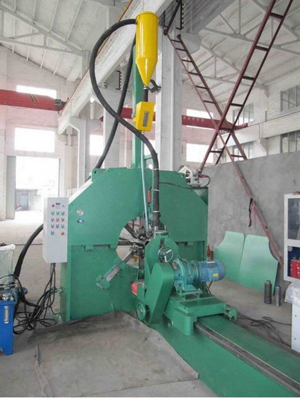 Hafif Kutup Kaynak Üretim Hattı 15m Tozaltı Ark çelik direk kapatma kaynak makinesi