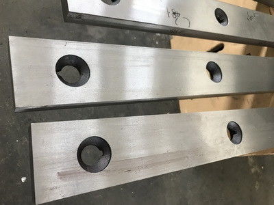 Dört Kenarlı Uzun Yüksek Sertliklı Paslanmaz Çelik Metal Kesme Bıçakları 2000mm