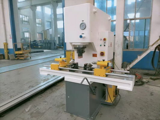 Motor Çubuk Top vida Hidrolik Düzleştirme Baskı Makinesi 63T Railstock ile