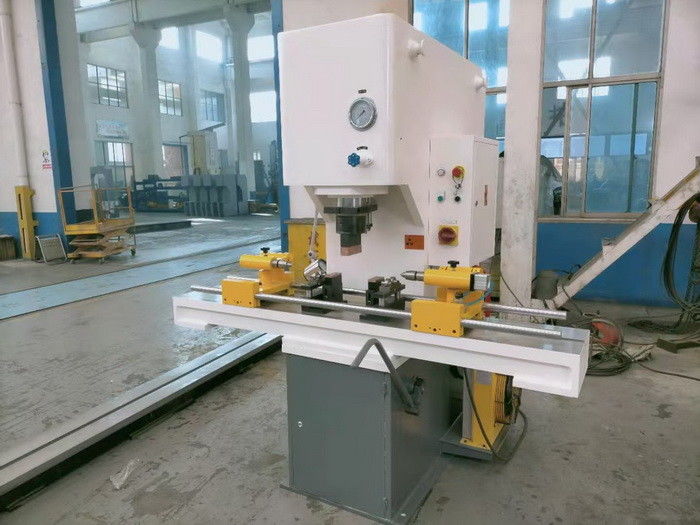 Motor Çubuk Top vida Hidrolik Düzleştirme Baskı Makinesi 63T Railstock ile