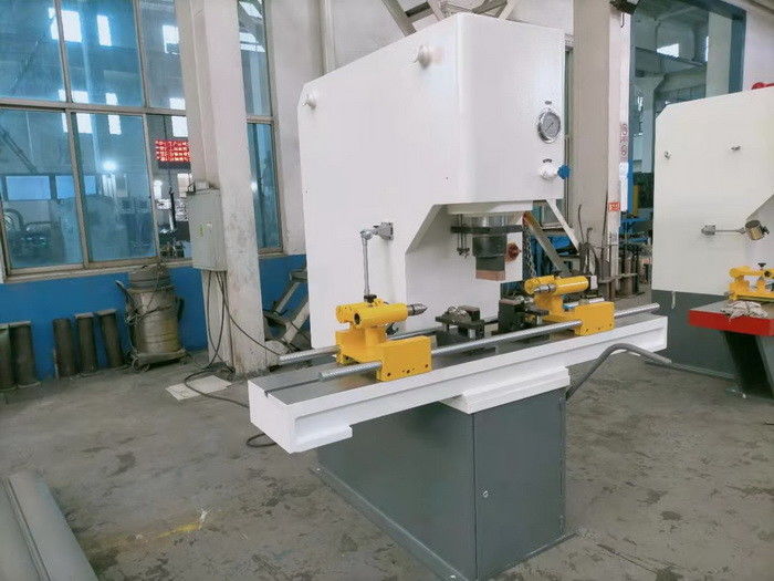 Motor Çubuk Top vida Hidrolik Düzleştirme Baskı Makinesi 63T Railstock ile